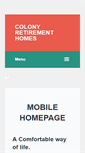 Mobile Screenshot of colonyretirementhomes.org